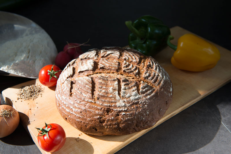Gewürztes Muthmannsreuther Brot rund